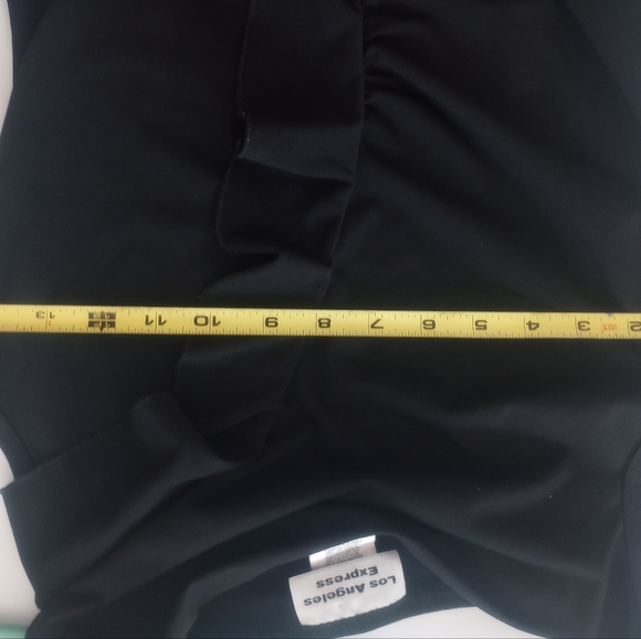 Black Tank Ruffle Front - Picture 5 of 5